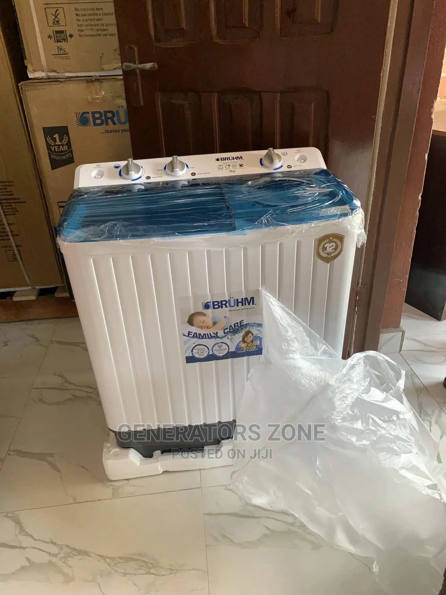 Durable 7kg Wash Machine BWT-070h (Bruhm) Top Load