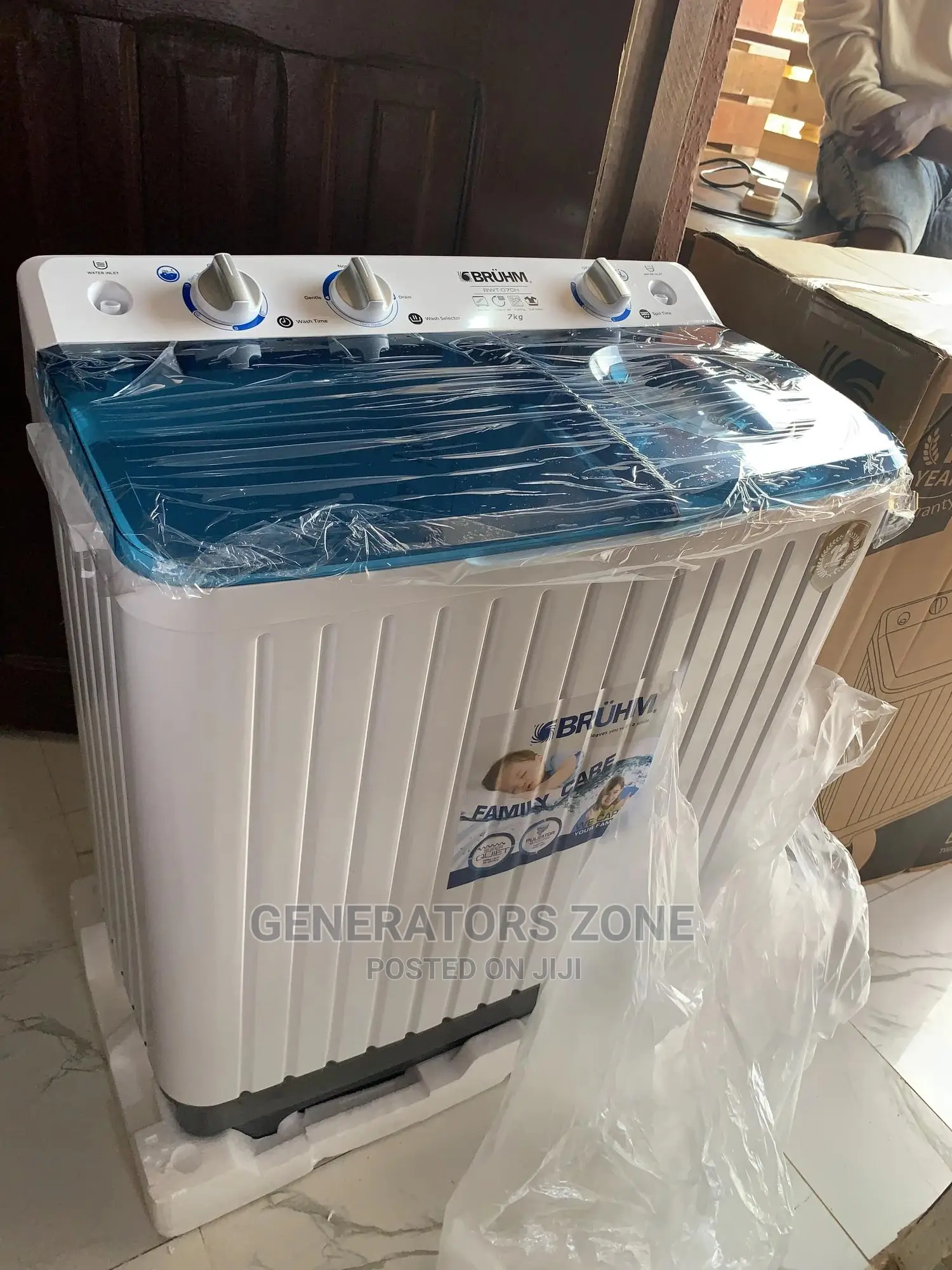 Durable Top Load Bruhm Wash Machine 7kg BWT-070h