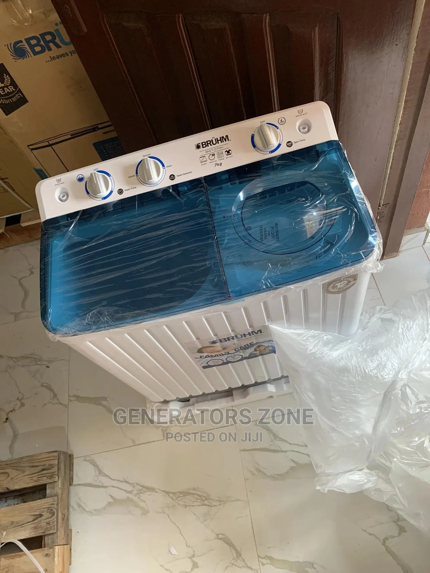 Semi-Authomatic 7kg Top Load Washing Machine BWT-070h
