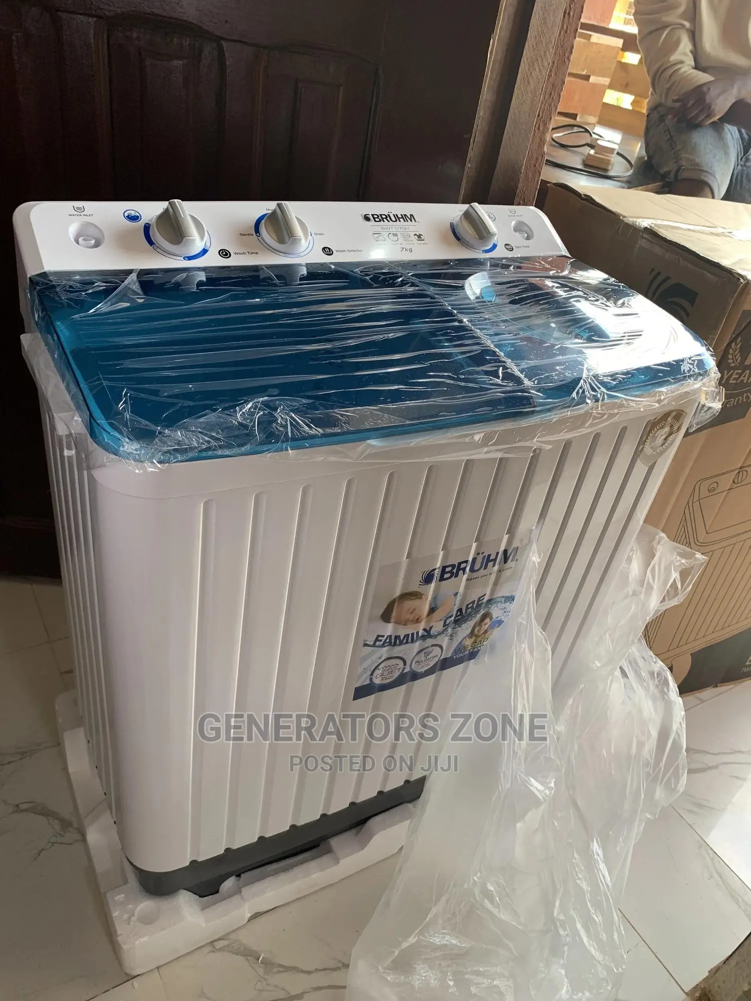Semi-Authomatic 7kg Top Load Washing Machine BWT-070h