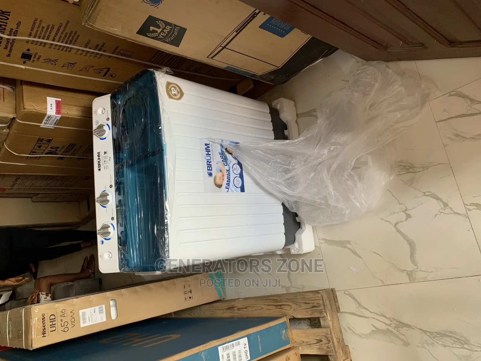 Affordable 7kg Bruhm Twin Tub Washing Machine BWT-070h