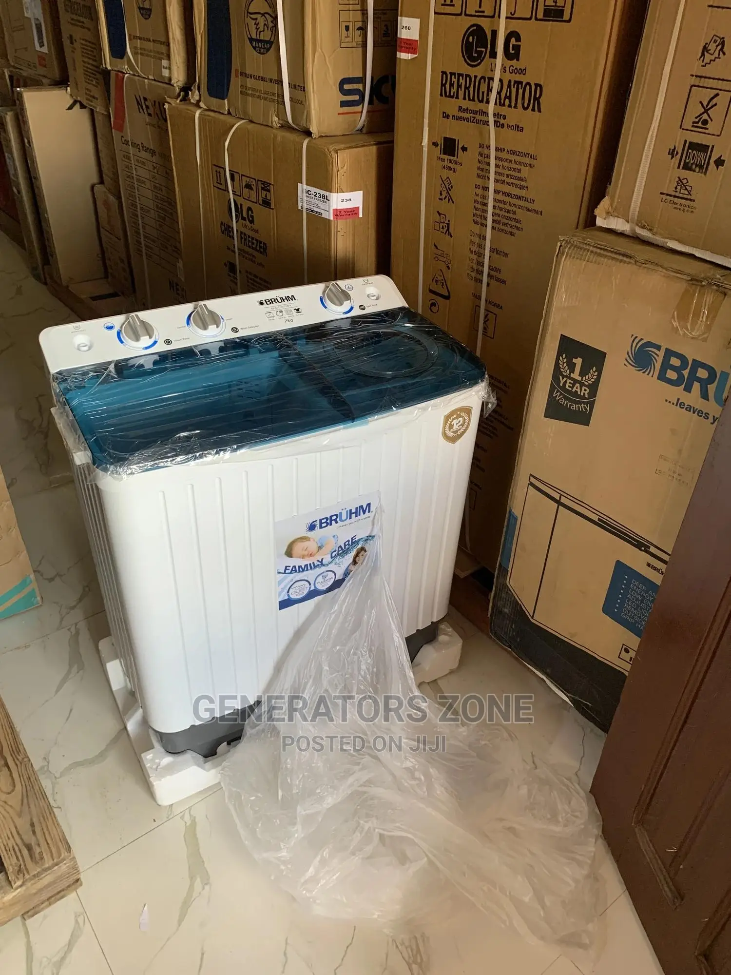 Bruhm Top Load Wash Machine 7kg BWT-070h (Affordable)
