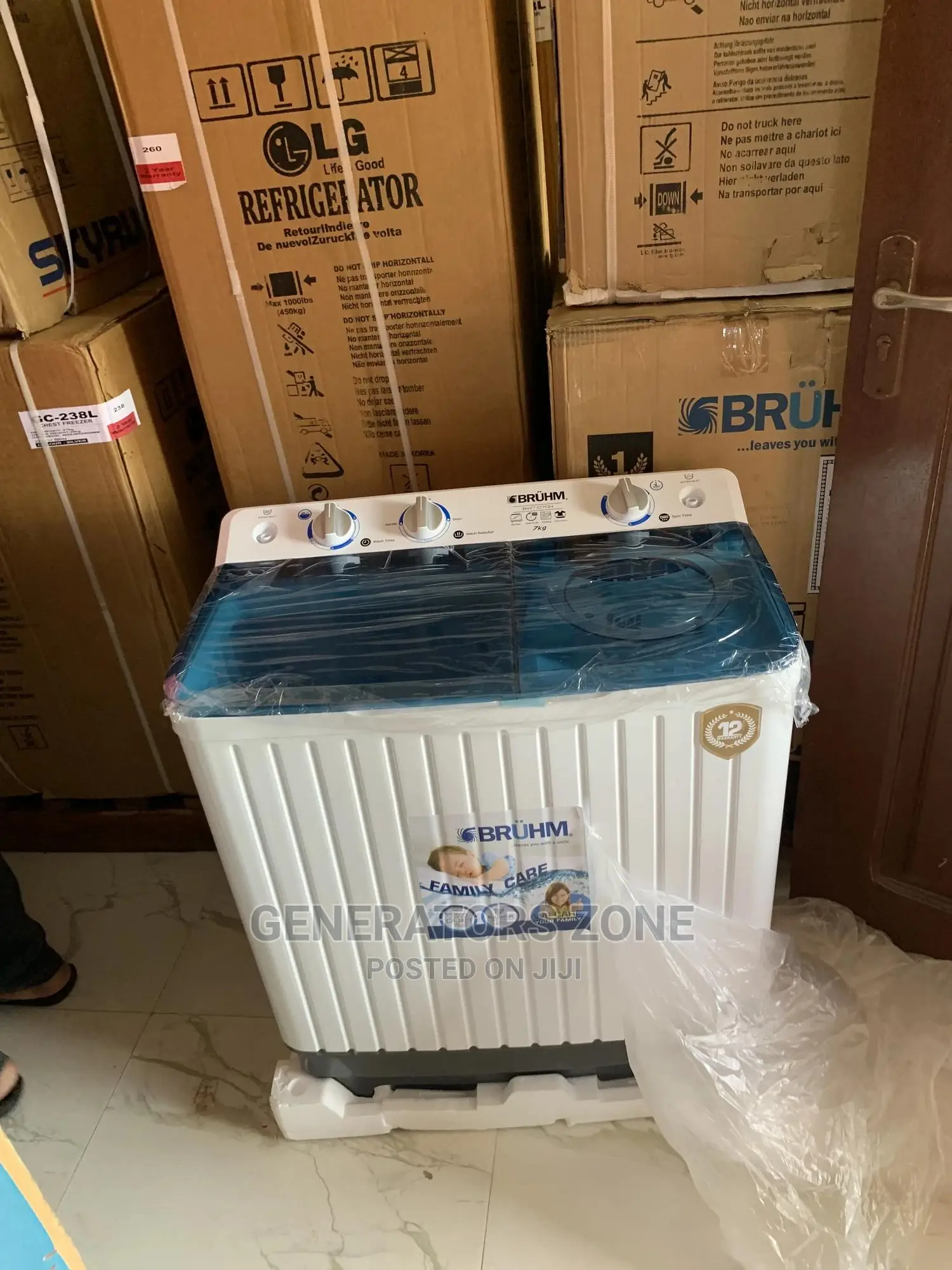 Best Selling Bruhm BWT-070h Top Load 7kg Washing Machine