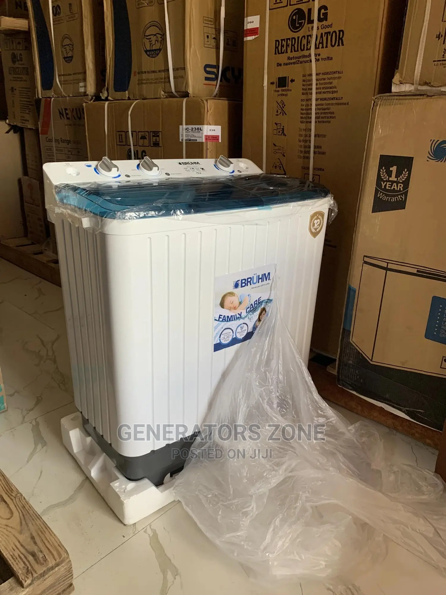 Original Bruhm BWT-070h Twin Tub Washing Machine