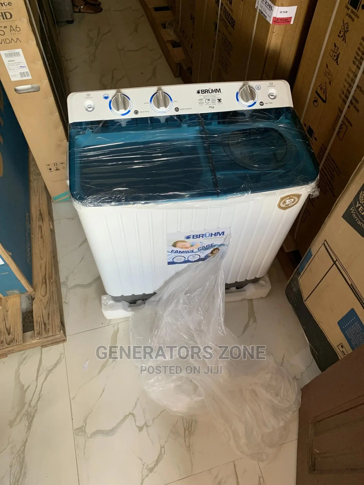 Top Selling Bruhm BWT-070h Top Load Washing Machine