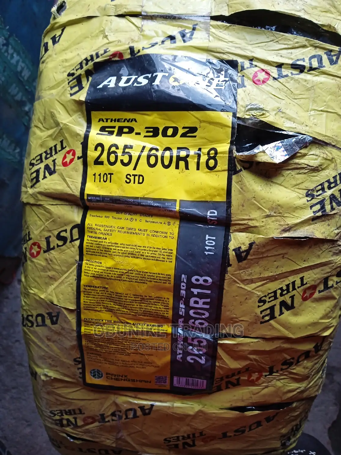 265/60r18 Austone Tyre.