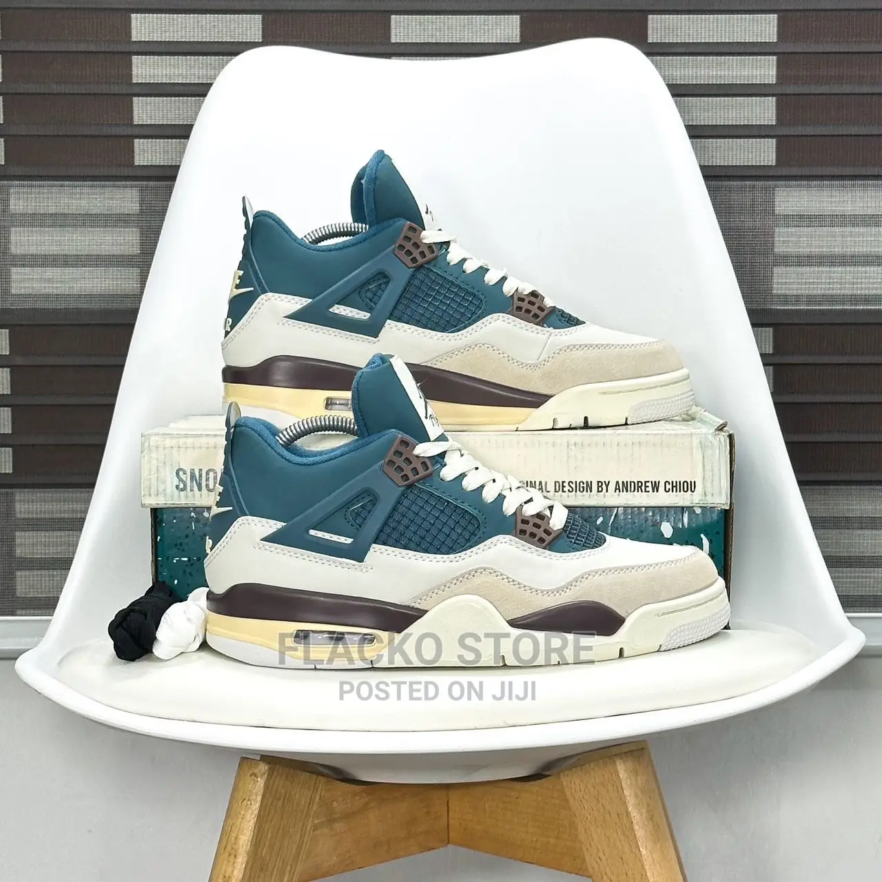 Original Nike Air Jordan 4 Retro Snorlax Customs Sneakers
