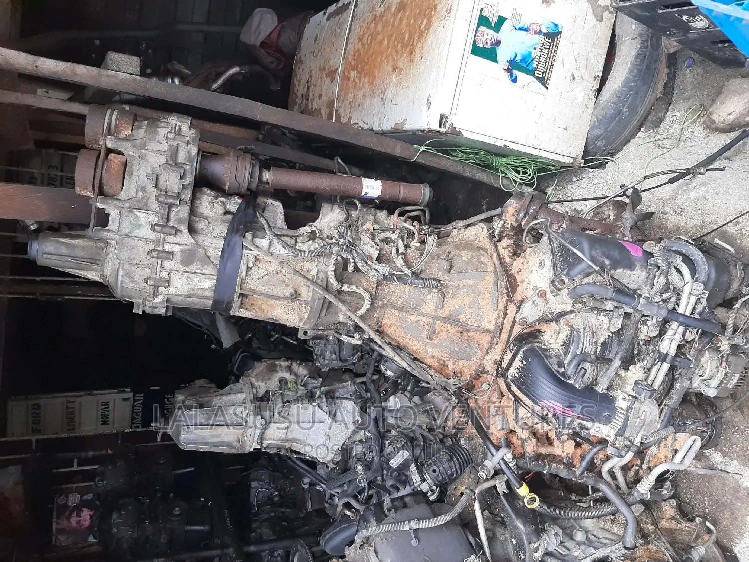 Engine and Gear Box Jeep Liberty 3.7L V6 2005 Model