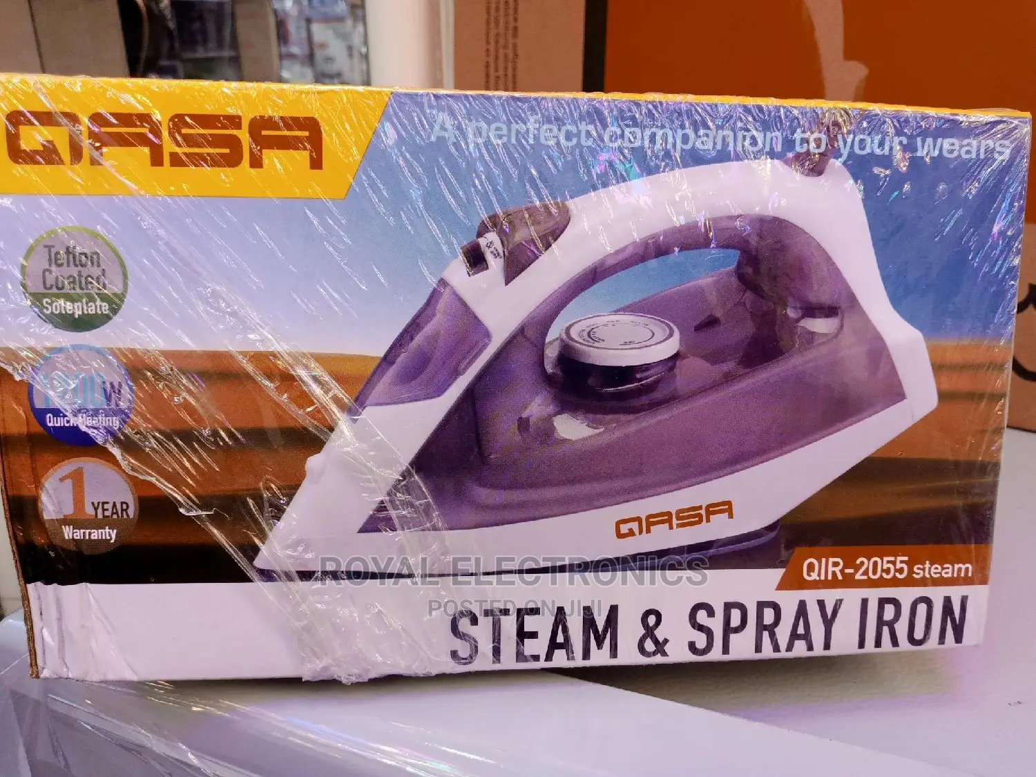 Latest QASA QIR-2055 Steam Iron - 1200W
