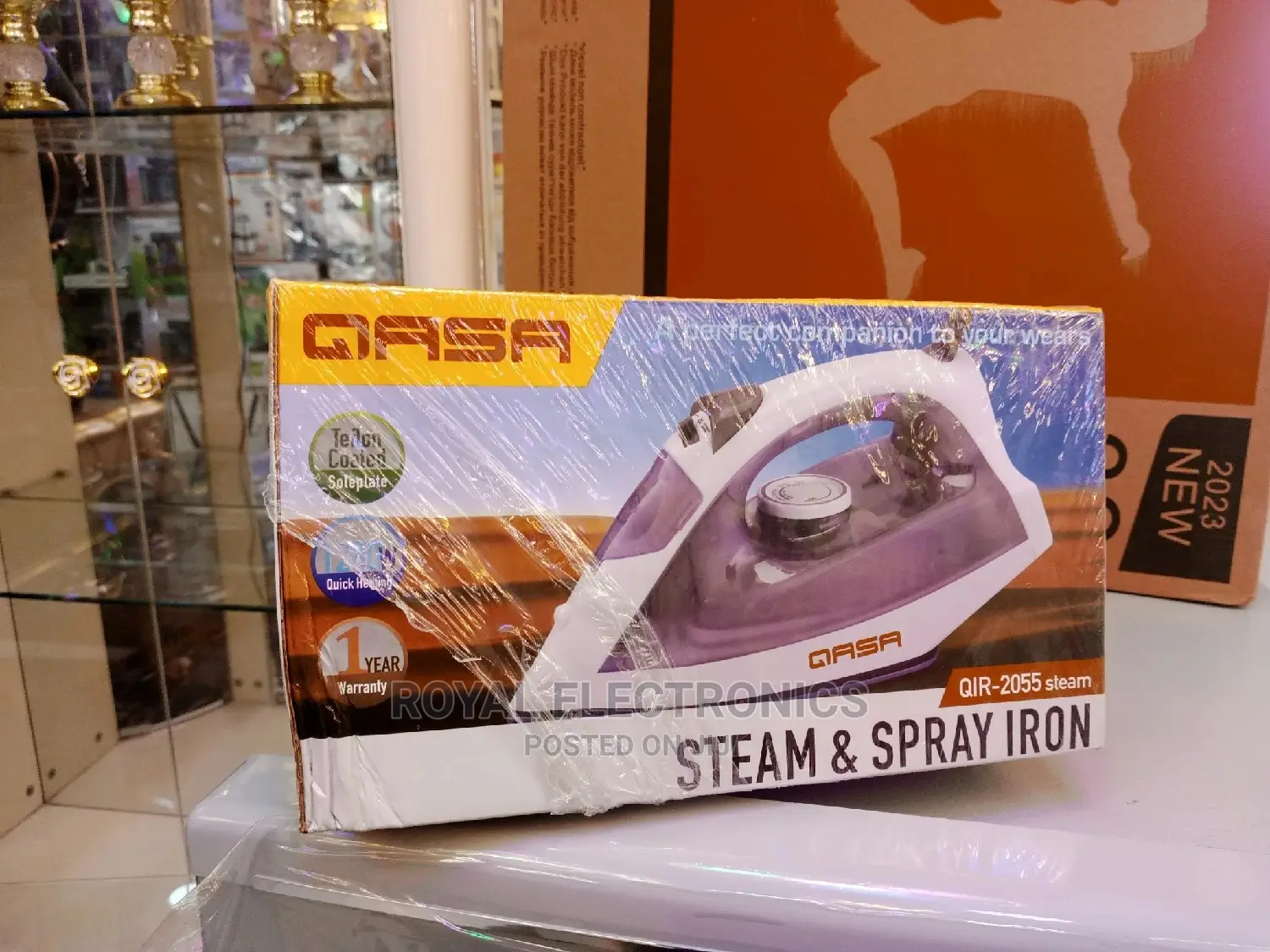 Just Released QASA QIR-2055 Steam Iron - 1200W
