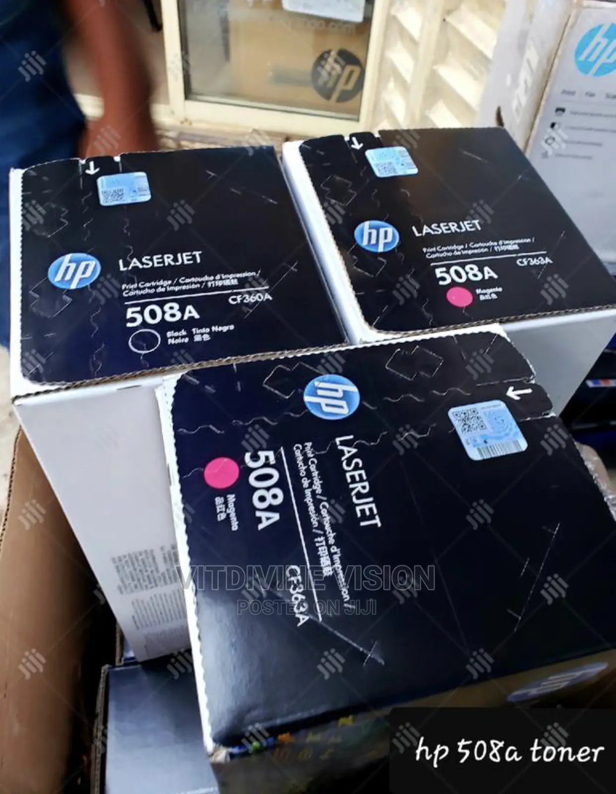 Hp 508a Toner Magenta,Cyan,Yellow Hp M553,M552