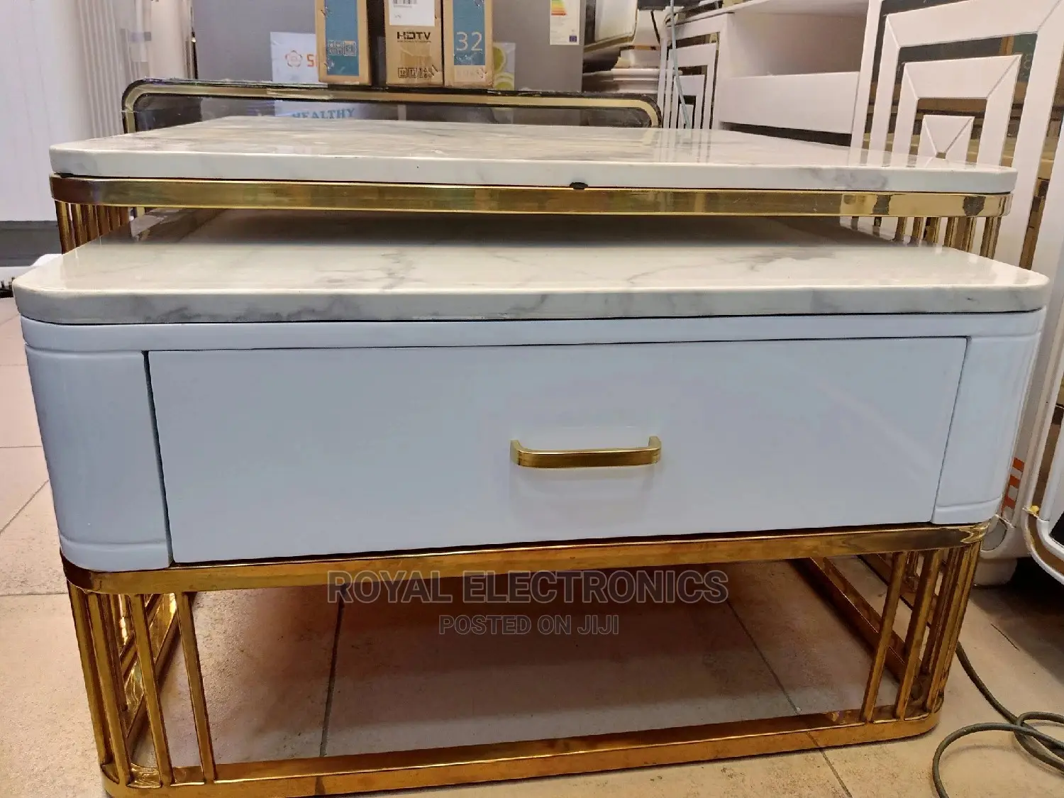 Unique Design Imported Royal Center Table With Drawer