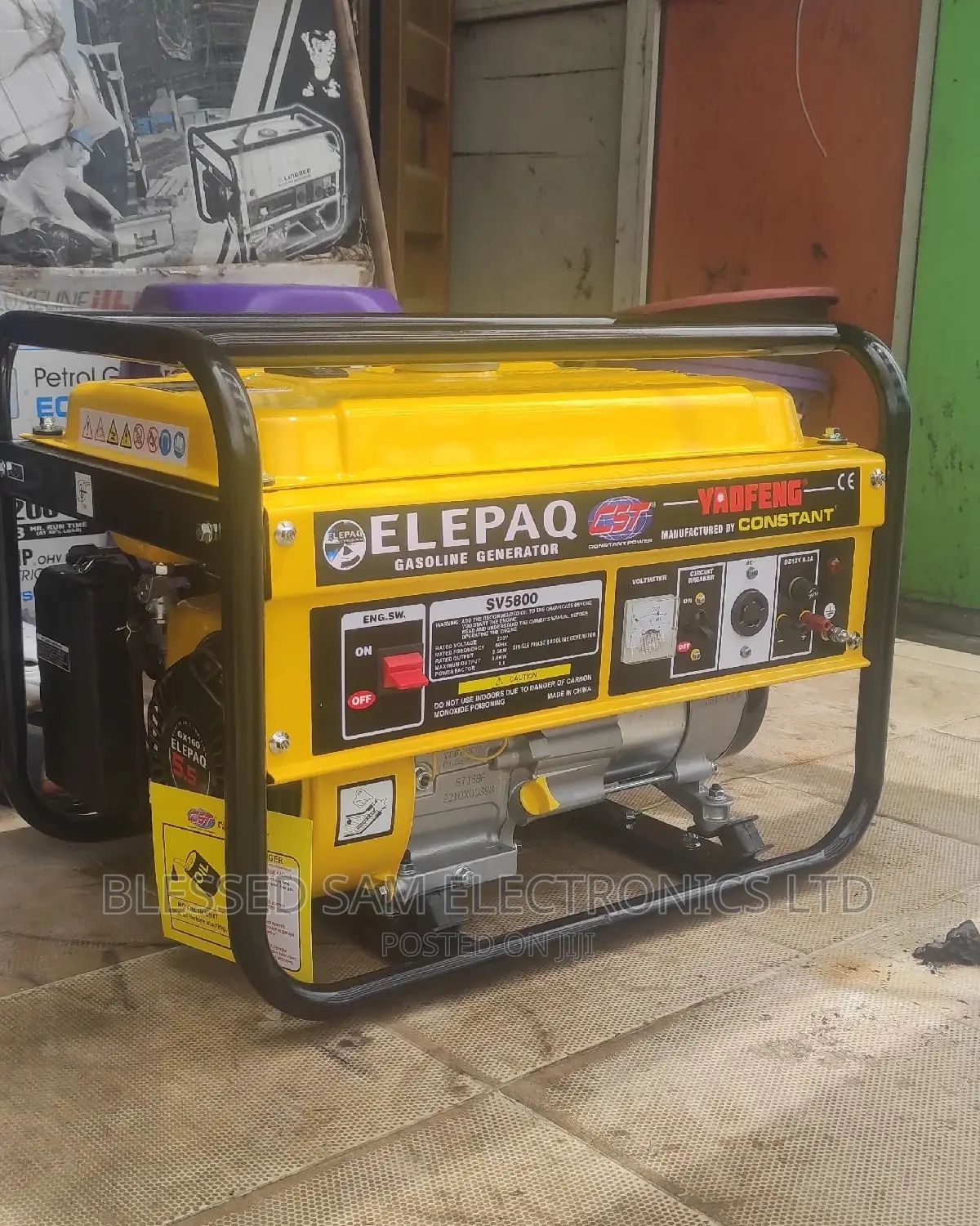 Elepaq Constant 2.5KVA Manual Start Generator 100% Copper