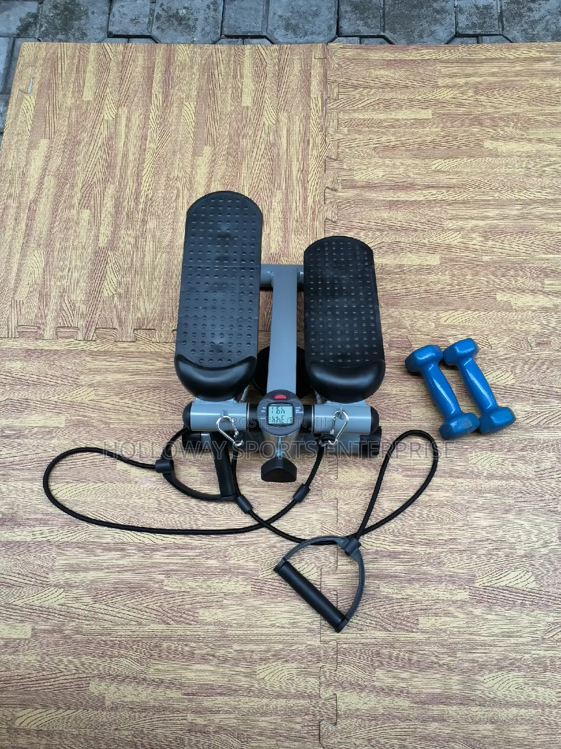 Mini Stepper With Free Dumbbells