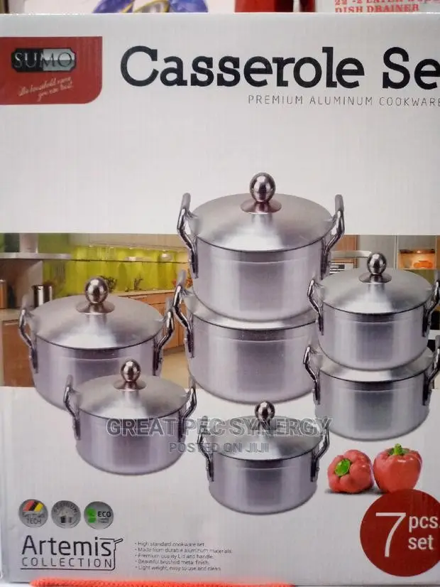 7 Set of Aluminium Pots (Sumo)