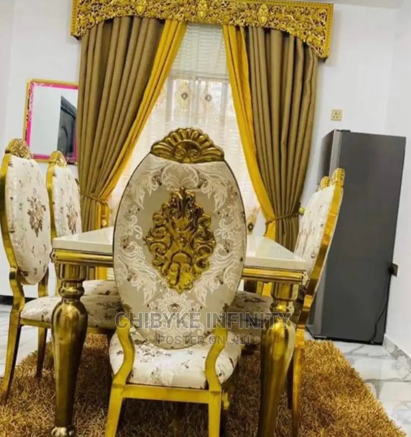 Imported Quality Marble Dining Table by 6 Seater