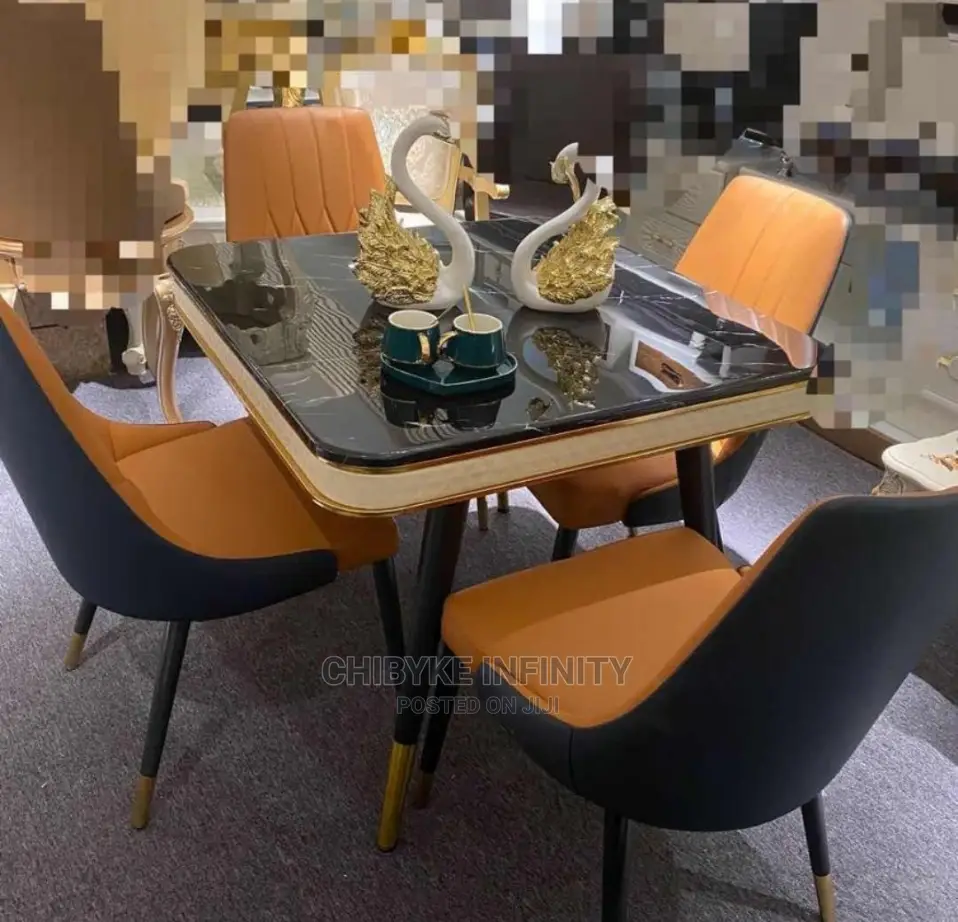 Imported Quality Marble Dining Table by 4 Seater