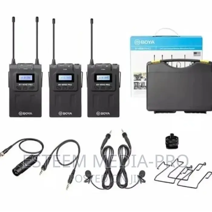 Boya by Wm8 Pro- Uhf Dual Channel Wireless Microphone