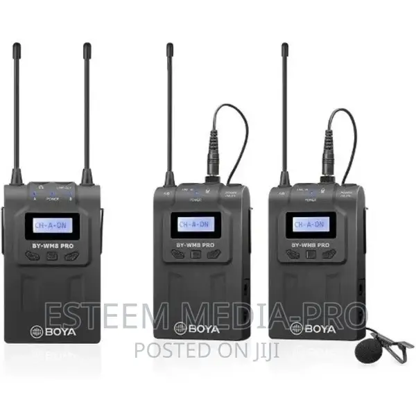 Boya by Wm8 Pro- Uhf Dual Channel Wireless Microphone