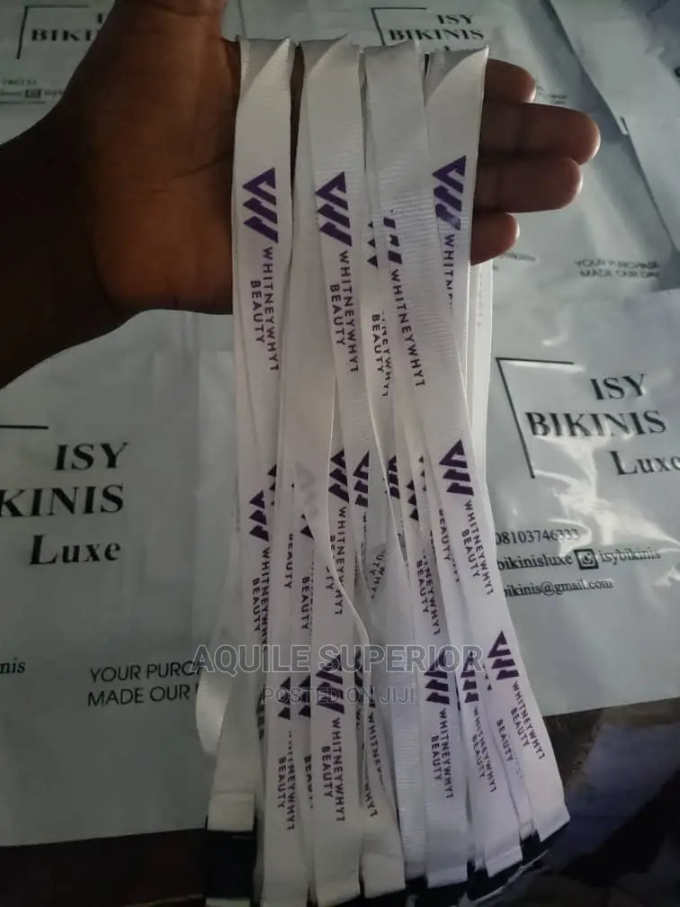 Custom Made Lanyard (Rope) With Plastic ID Card Printing