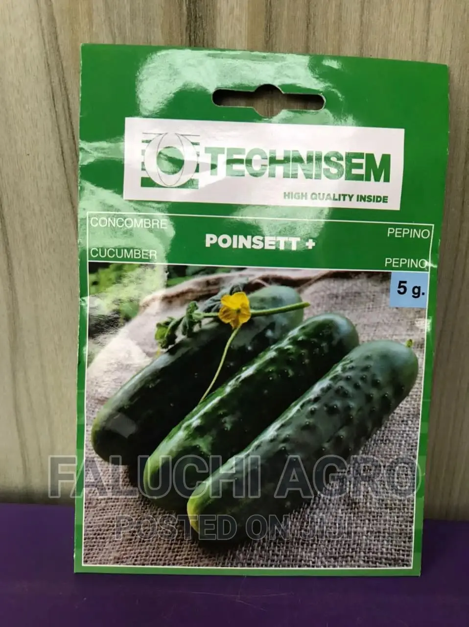 Hybrid Cucumber Seed Poinsett + ( 5g )