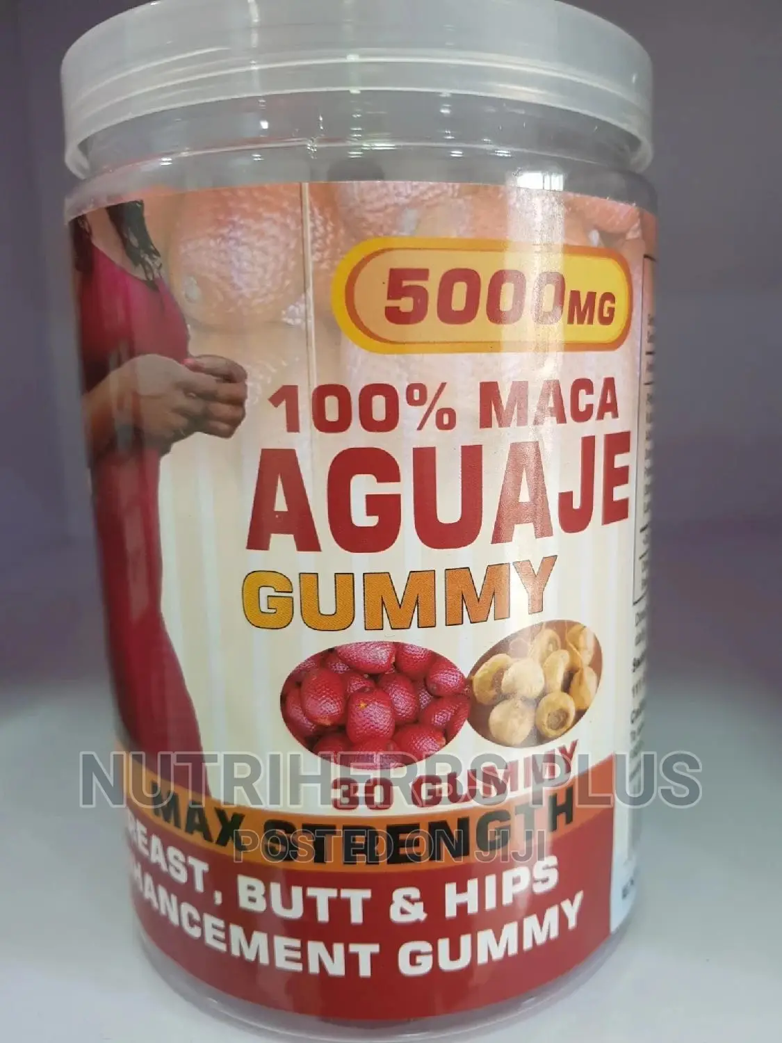 100% Maca Aguaje Gummy Get Bigger Butt And Hips In 2 Weeks