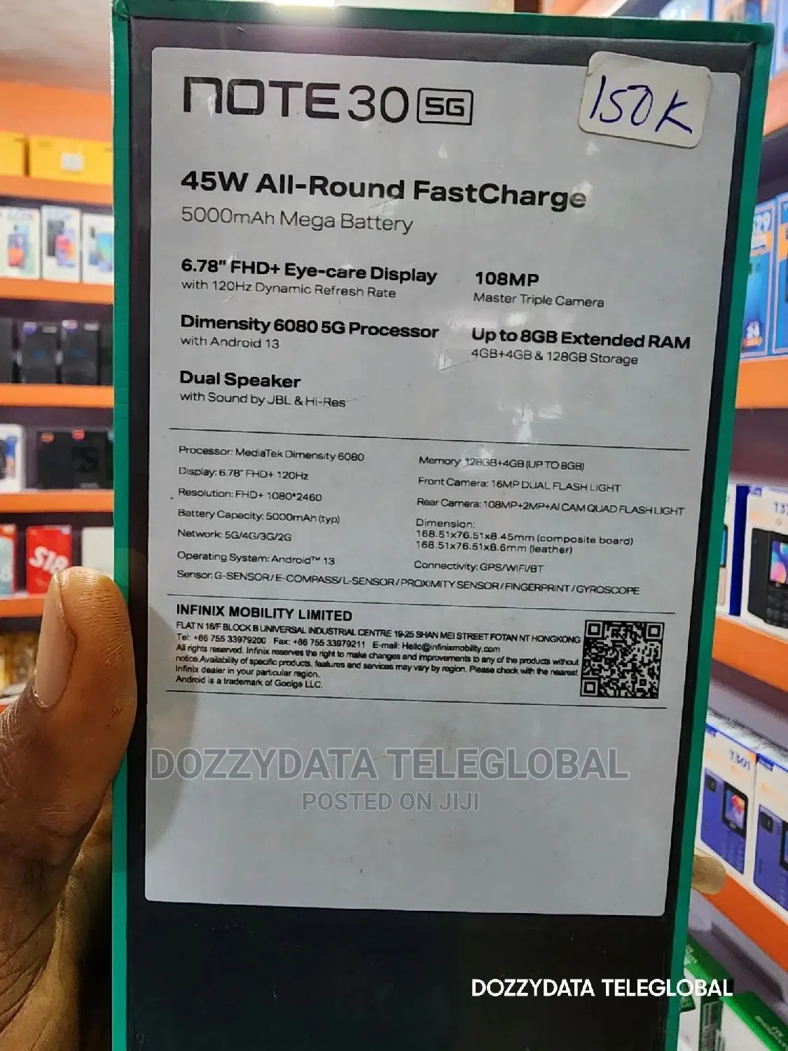 New Infinix Note 30 128 GB