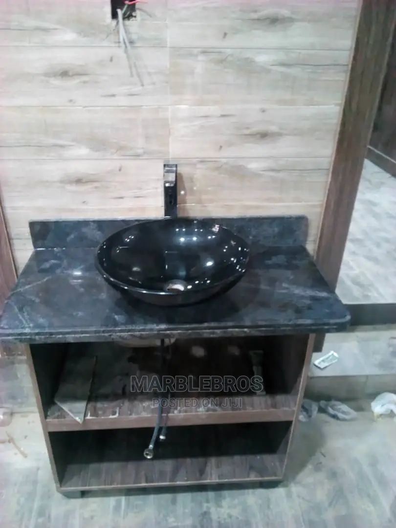 Marble Washbasin Countertop Finishing MB2