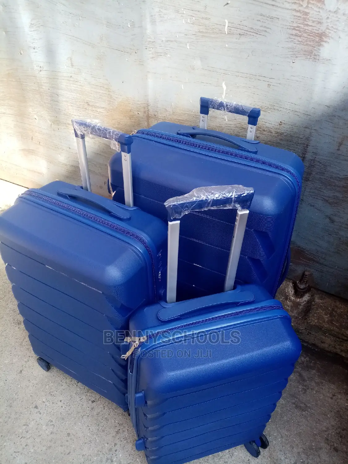 Set of 3 Unbreakable Elastic Rubber Plastic Luggage Boxes