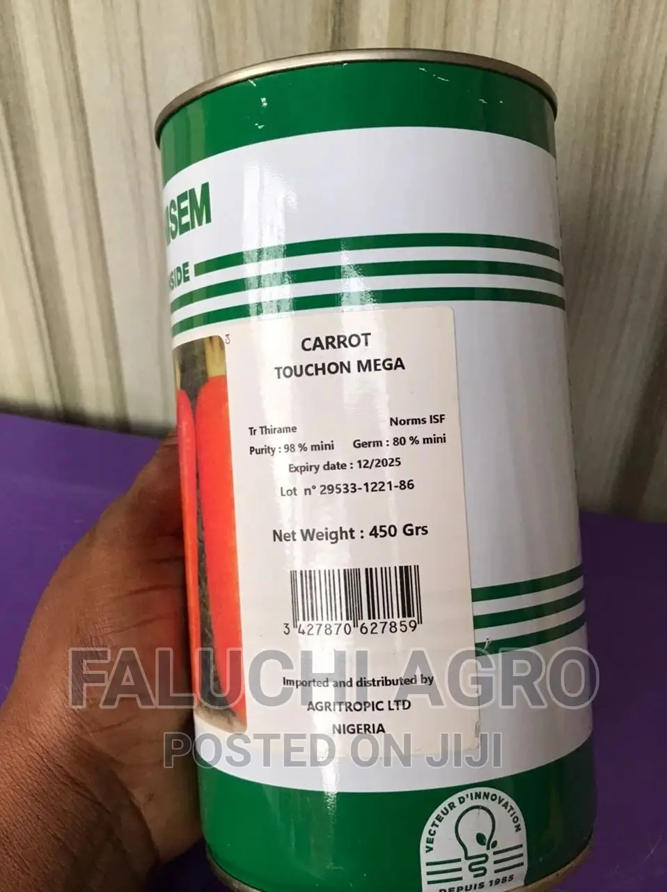 Carrot Seeds (Touchon Mega) 450g