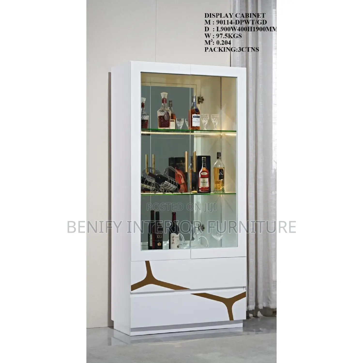 Home Source Dining Room or Lounge Corner Bar With Wood Frame