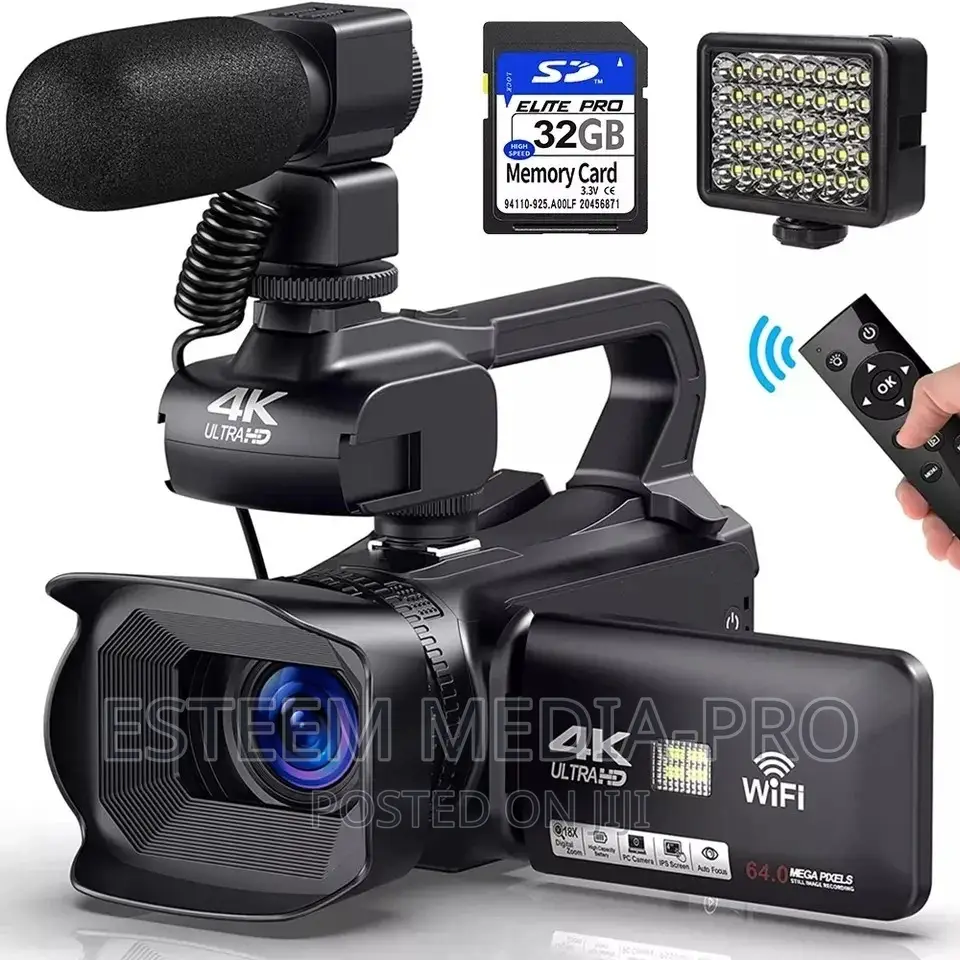 Hd Camcorder With Wifi Live Video Streaming