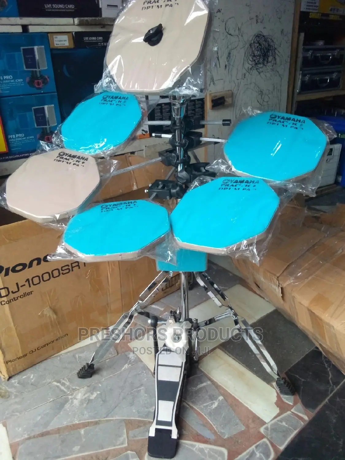 Yamaha Complete Set Practice Drum Pad With Pedal
