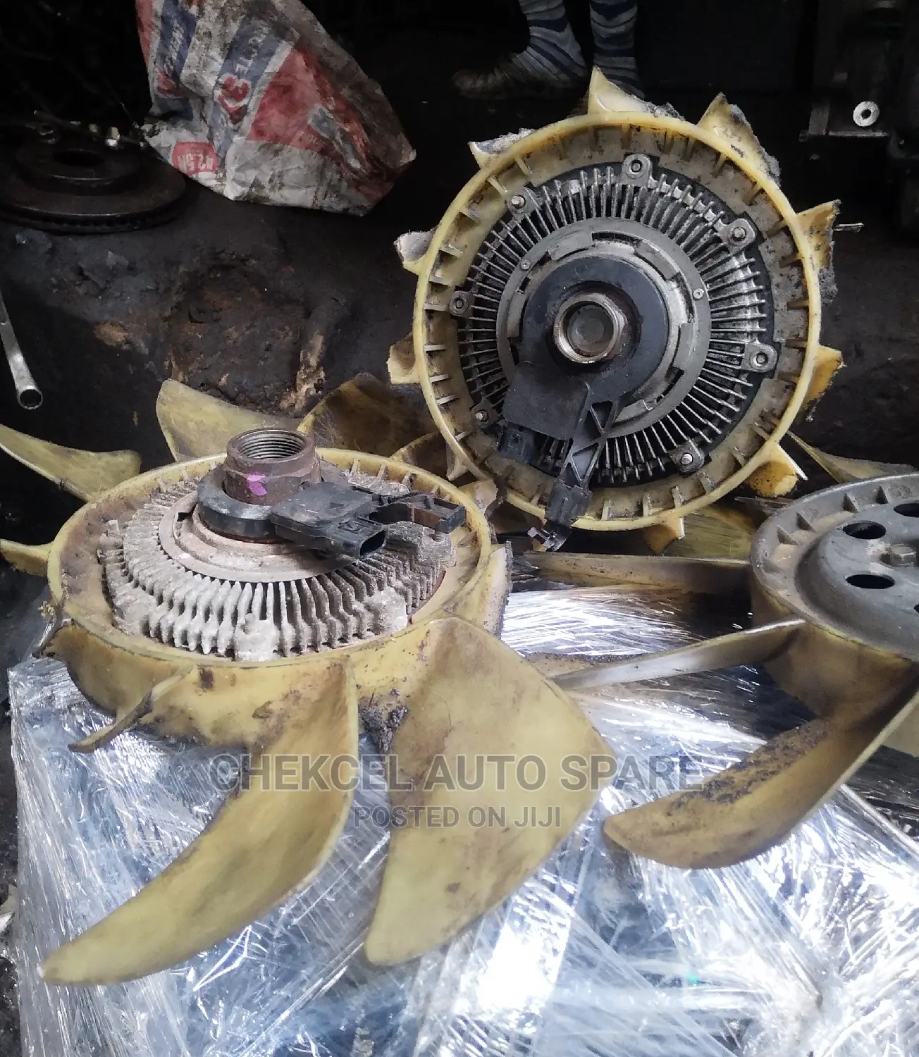 Engine Fan Blades and Clutch Fords