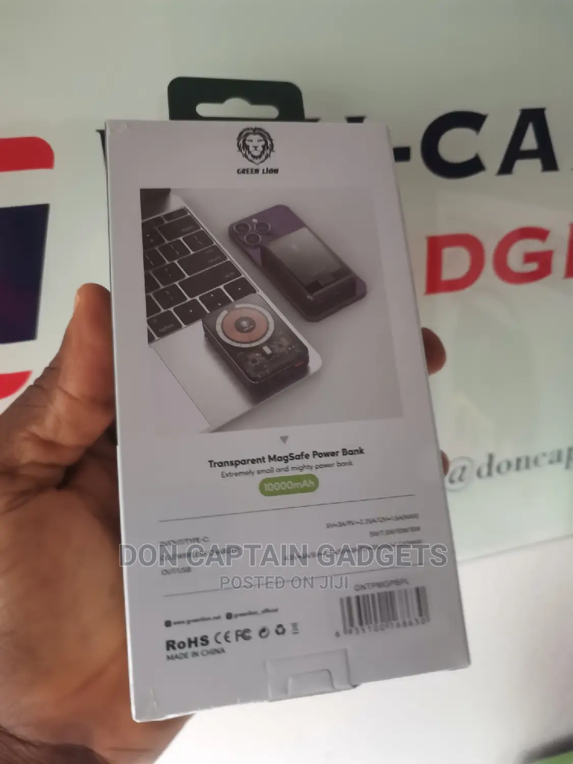 Transparent Magsafe Power Bank 10000mah