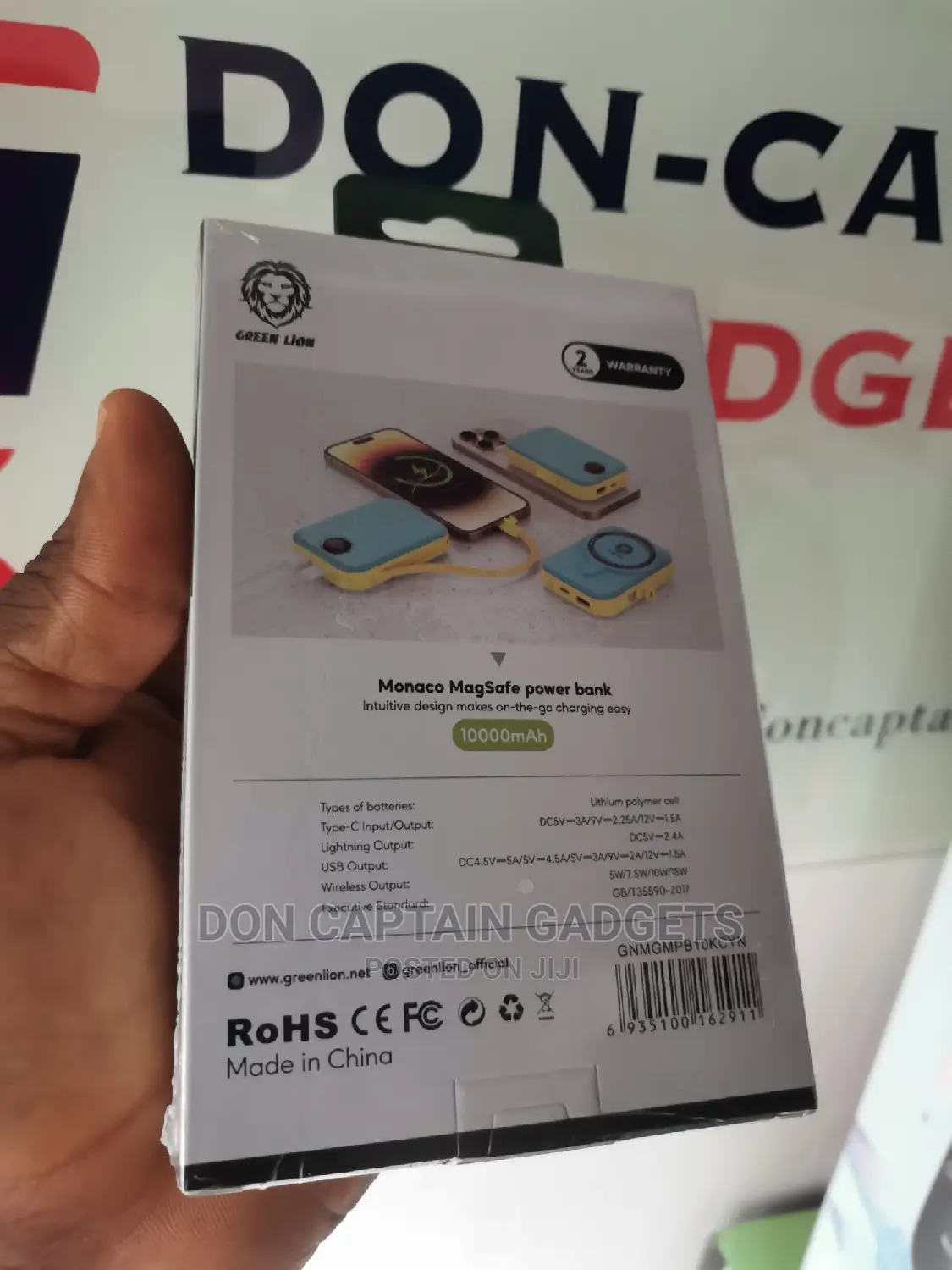 Monaco Magsafe Power Bank 10000mah / 22.5W