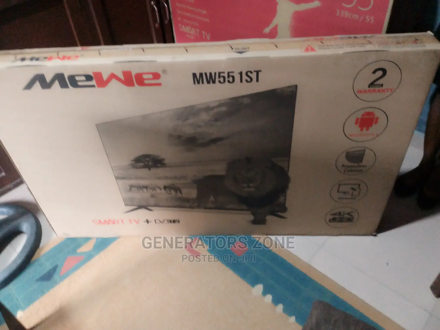 Mewe 55" Frameless Tv| MW-551ST