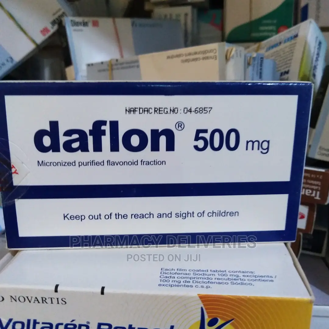 Daflon 500mg Tablet for Treatment of Haemorrhoids Available