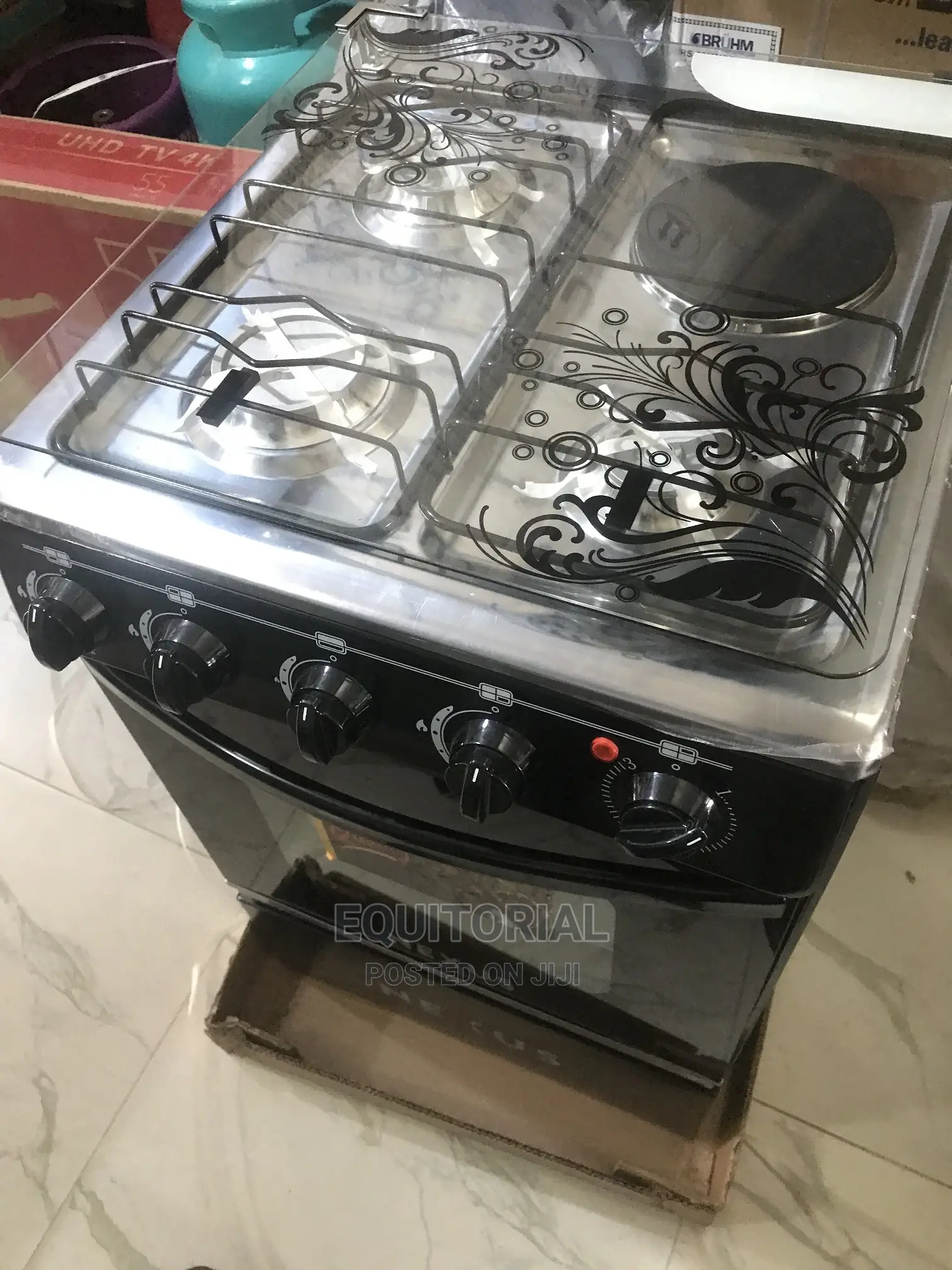 Nexus 3 Gas + 1 Electric Burner 50X50 With Oven