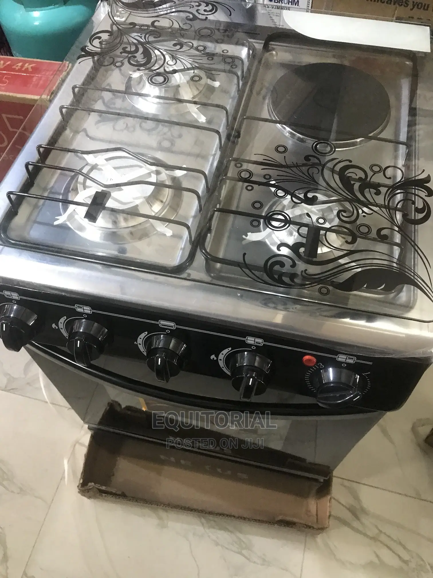 Nexus 3 Gas + 1 Electric Burner 50X50 With Oven