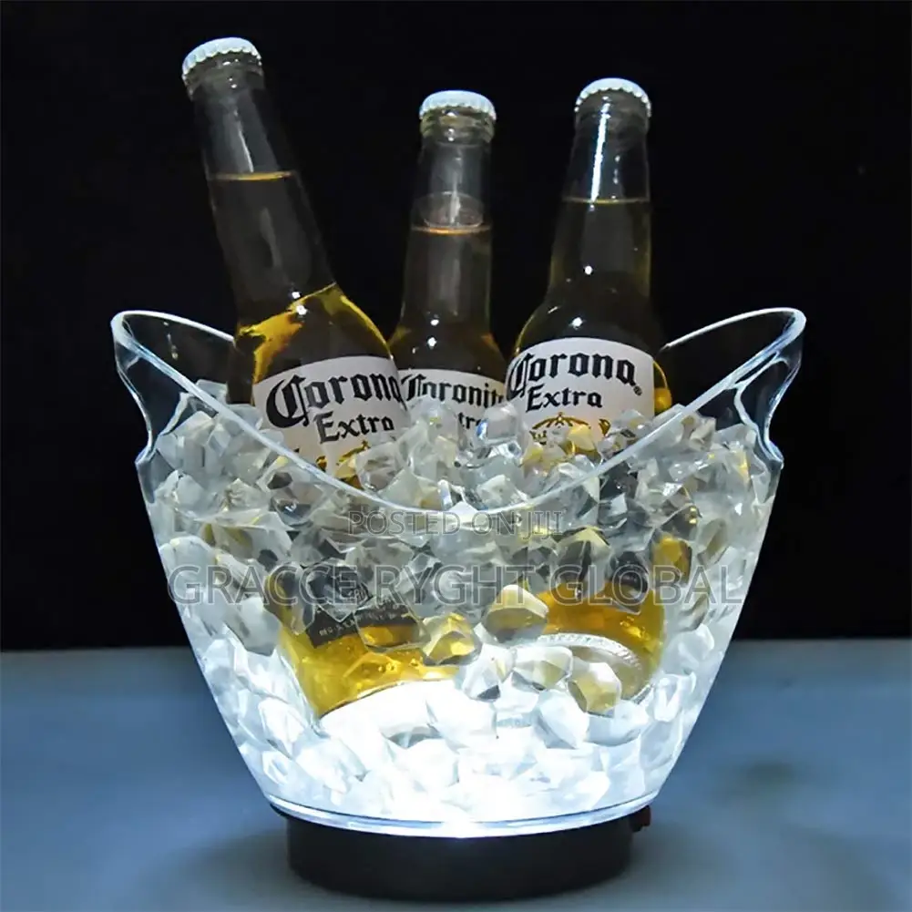 Acrylic Wine Bucket With Led Light