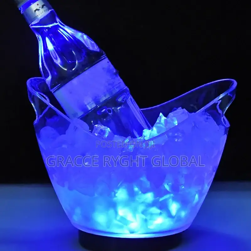 Acrylic Wine Bucket With Led Light