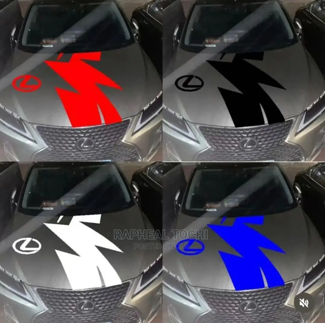 Bonnet Sticker Design Cars