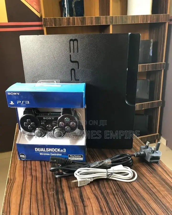 PS3 CONSOLE + 10 Installed Games Including FIFA/PES 23 More