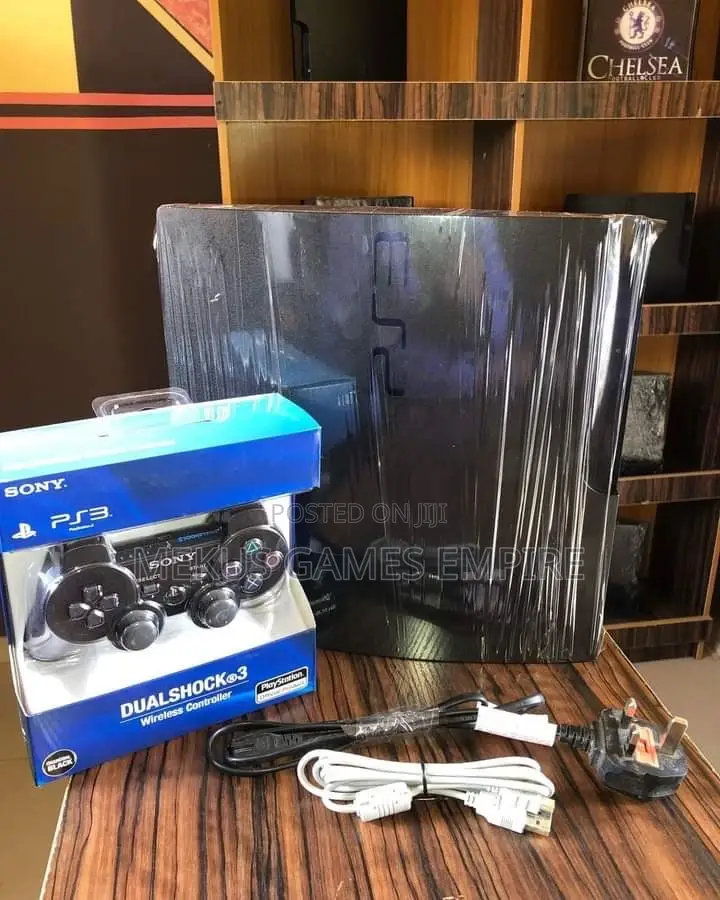 PS3 CONSOLE + 10 Installed Games Including FIFA/PES 23 More