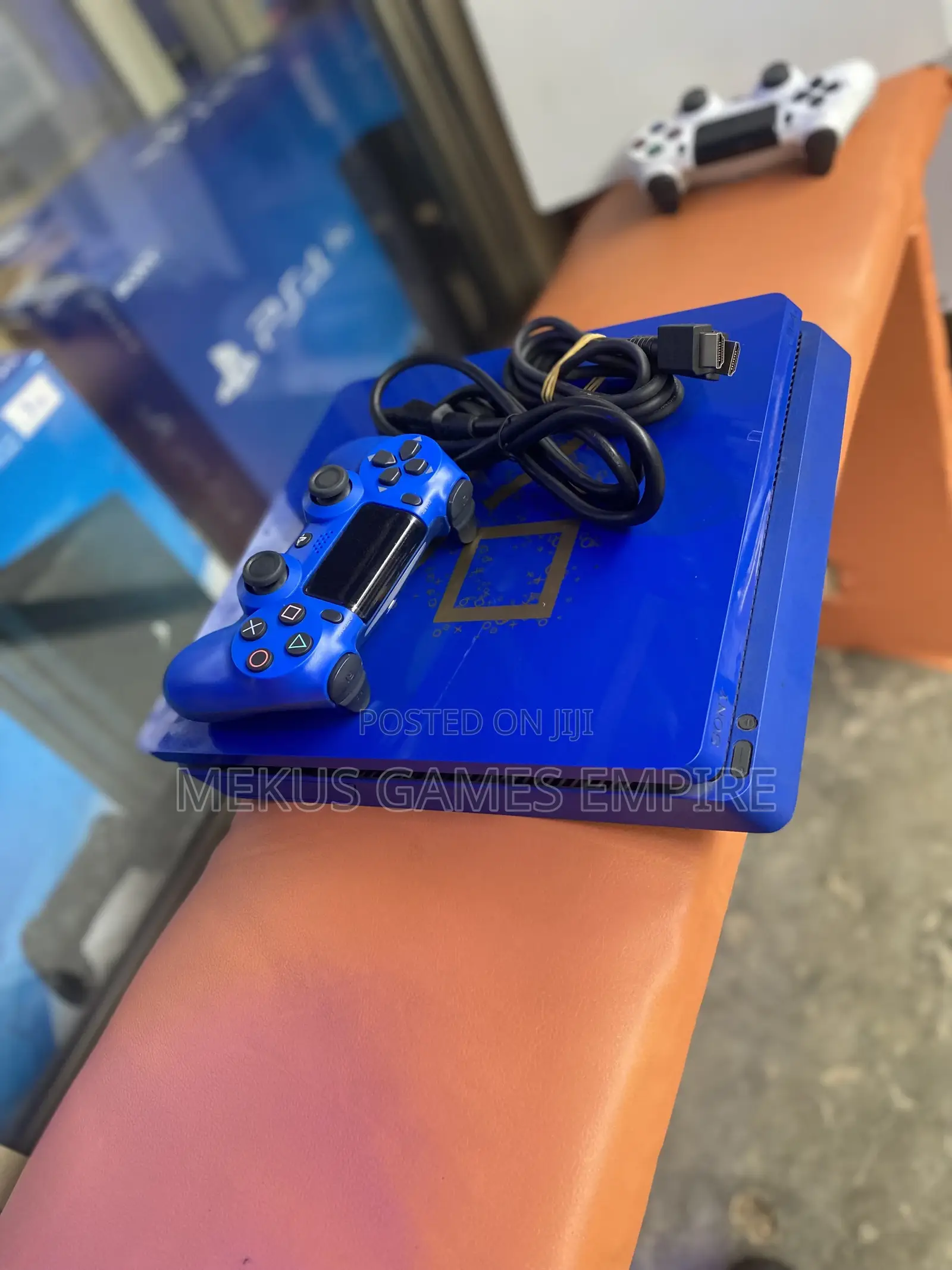 Ps4 Slim Console Customized With All the Accessories Intact