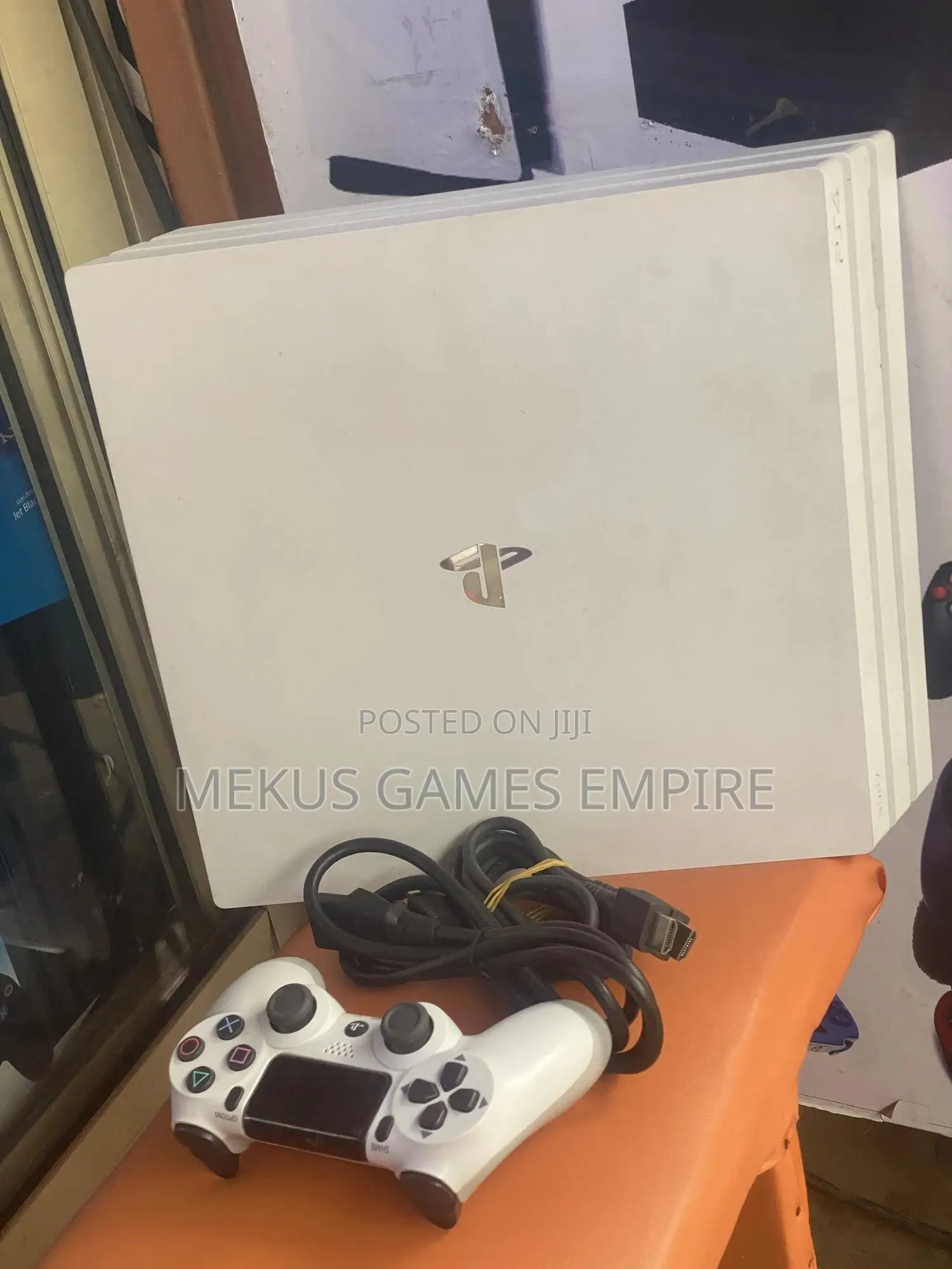 Ps4 PRO Console White With All the Accessories Intact