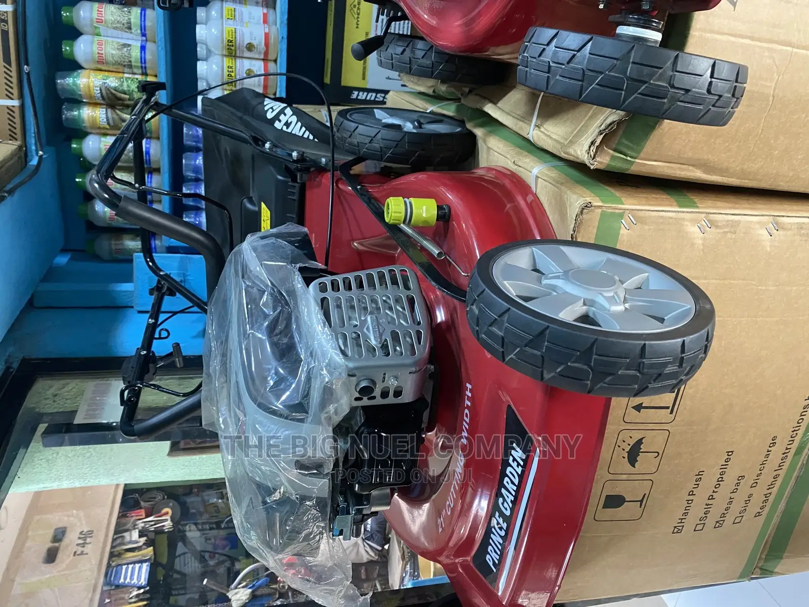 Durable Lawnmower Glass Cutter Machine 7.5hp