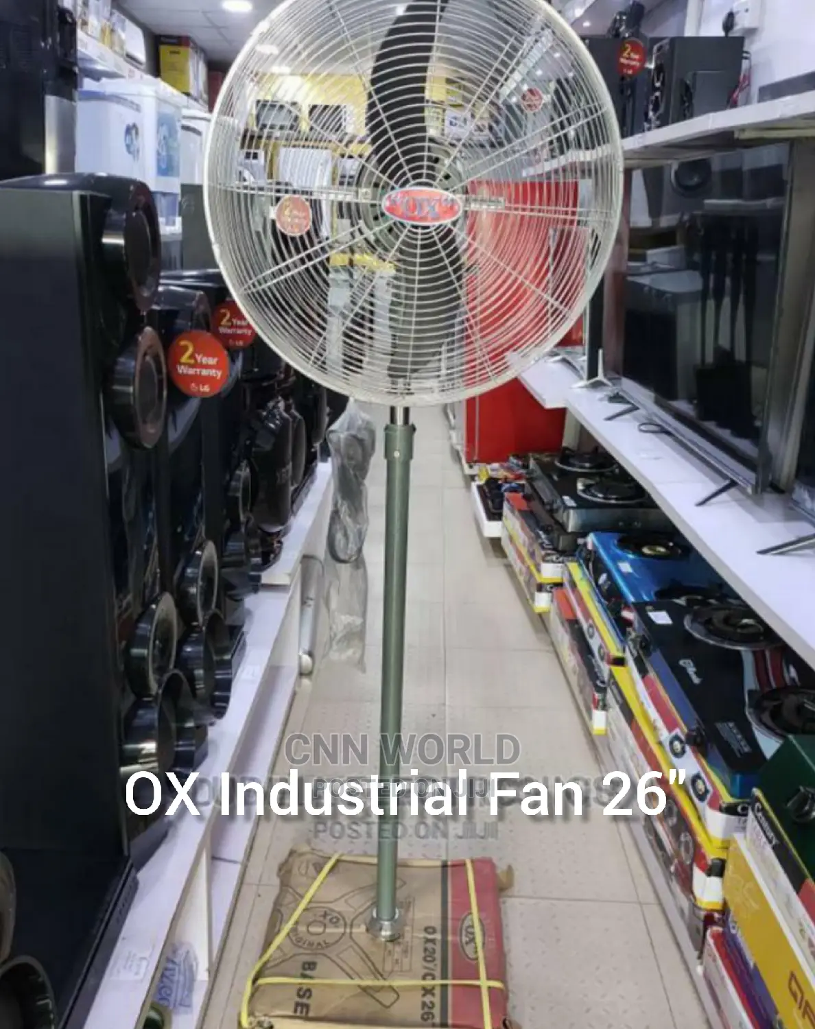 Brand New OX Industrial Standing Fan 26" Copper  Warranty