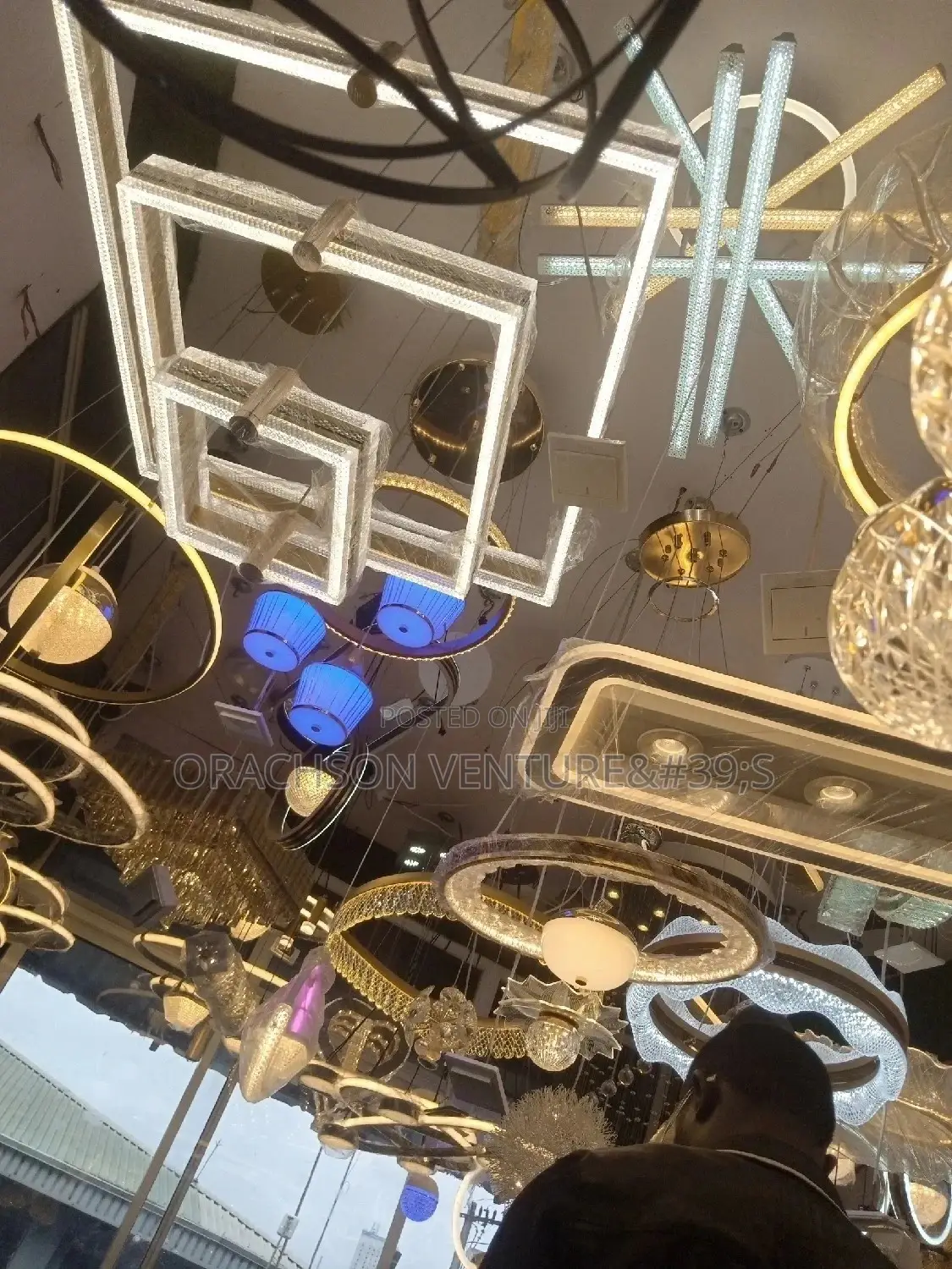 Wall Brackets and Chandelier